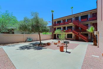 Exterior courtyard